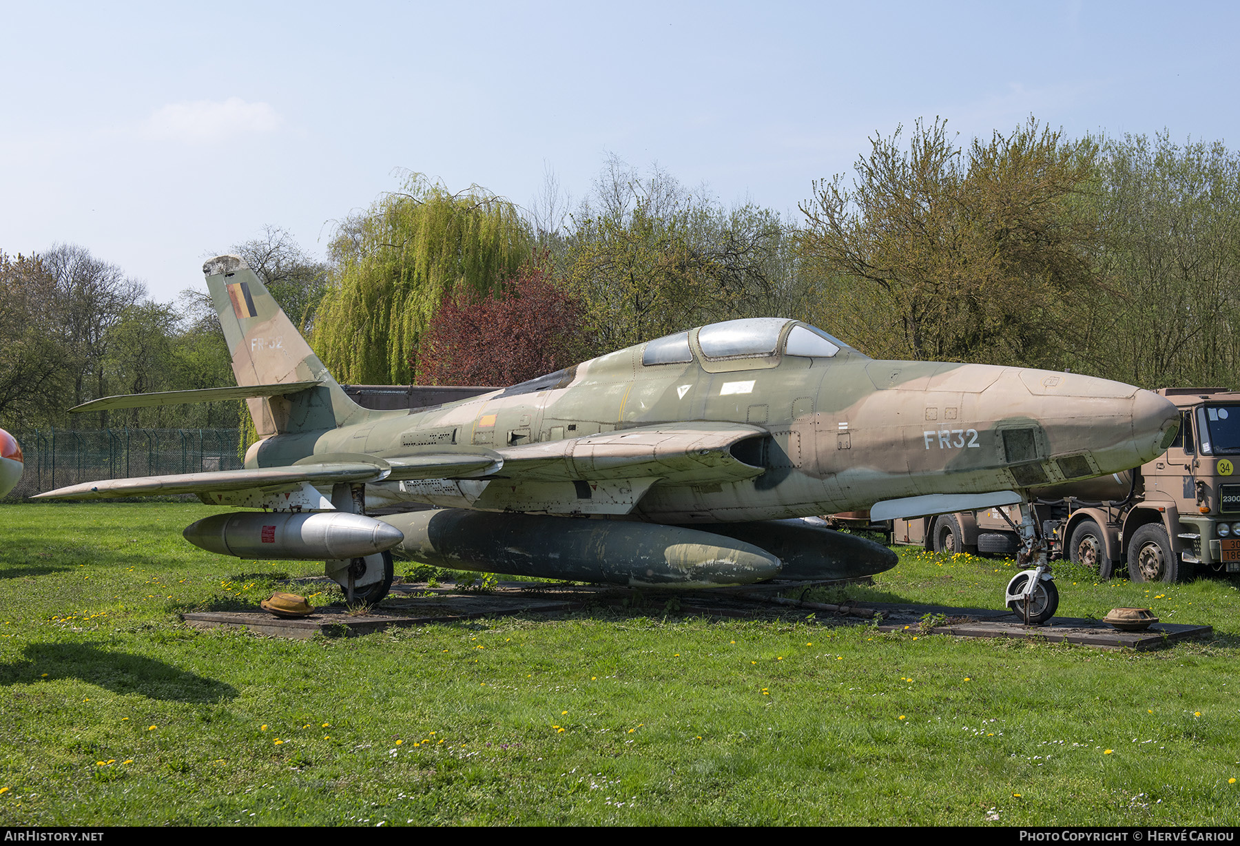 Aircraft Photo of FR32 | Republic RF-84F Thunderflash | Belgium - Air Force | AirHistory.net #439456