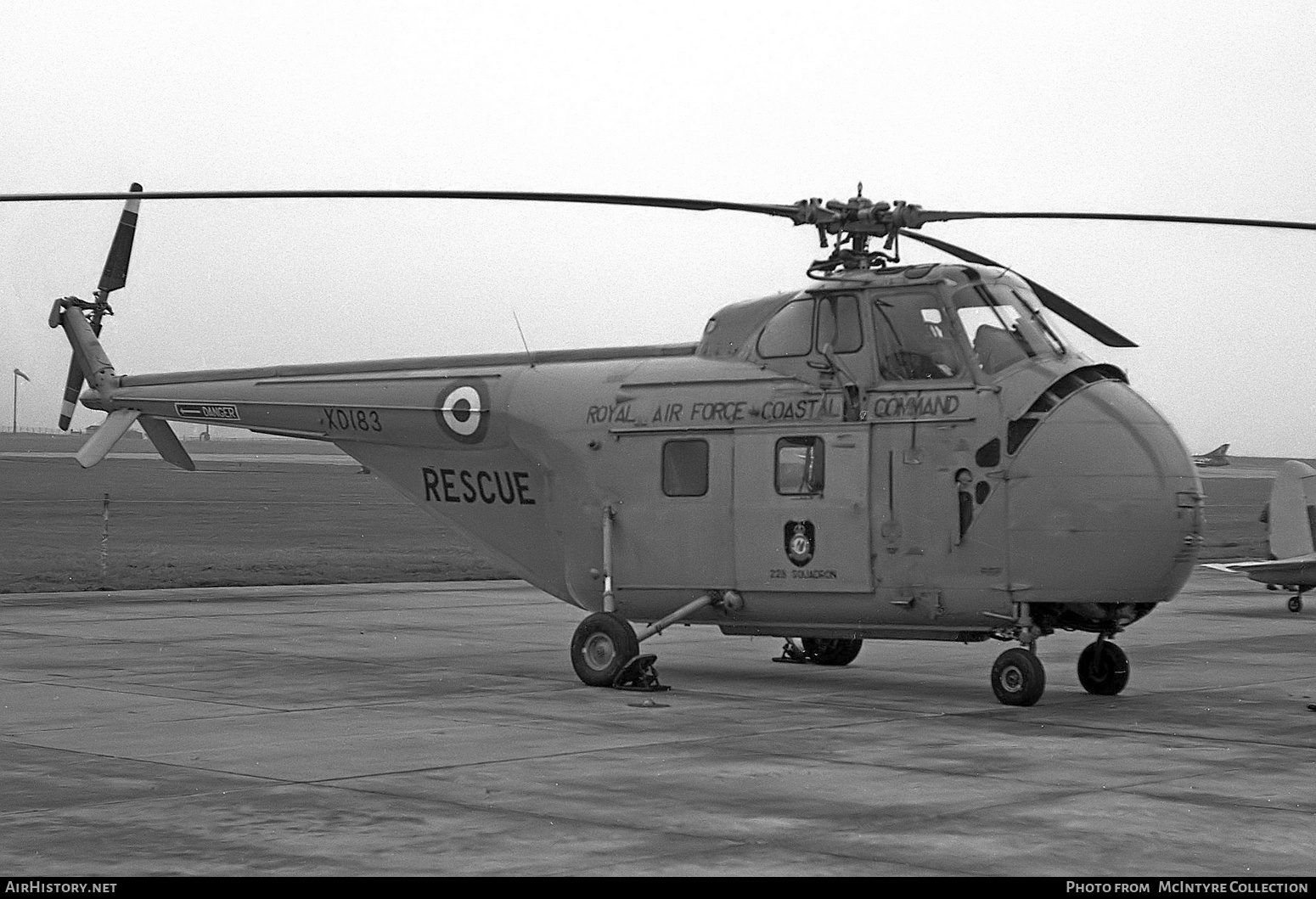 Aircraft Photo of XD183 | Westland WS-55-1 Whirlwind HAR4 | UK - Air Force | AirHistory.net #439465