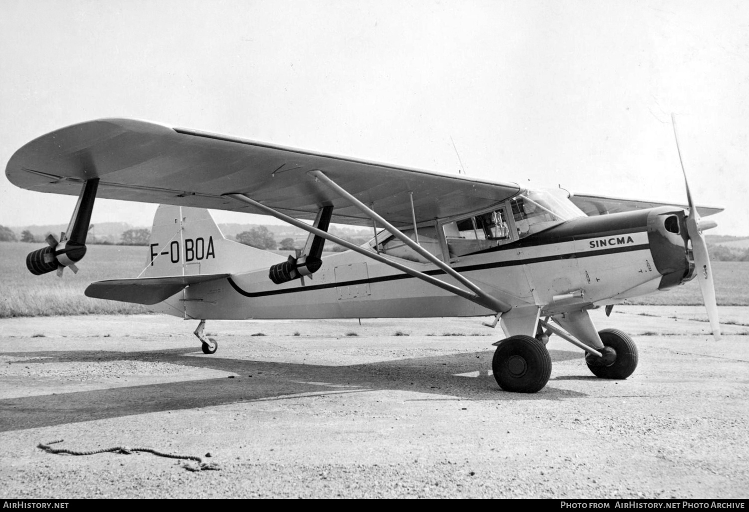 Aircraft Photo of F-OBOA | Auster J-1U Workmaster | SINCMA | AirHistory.net #439471