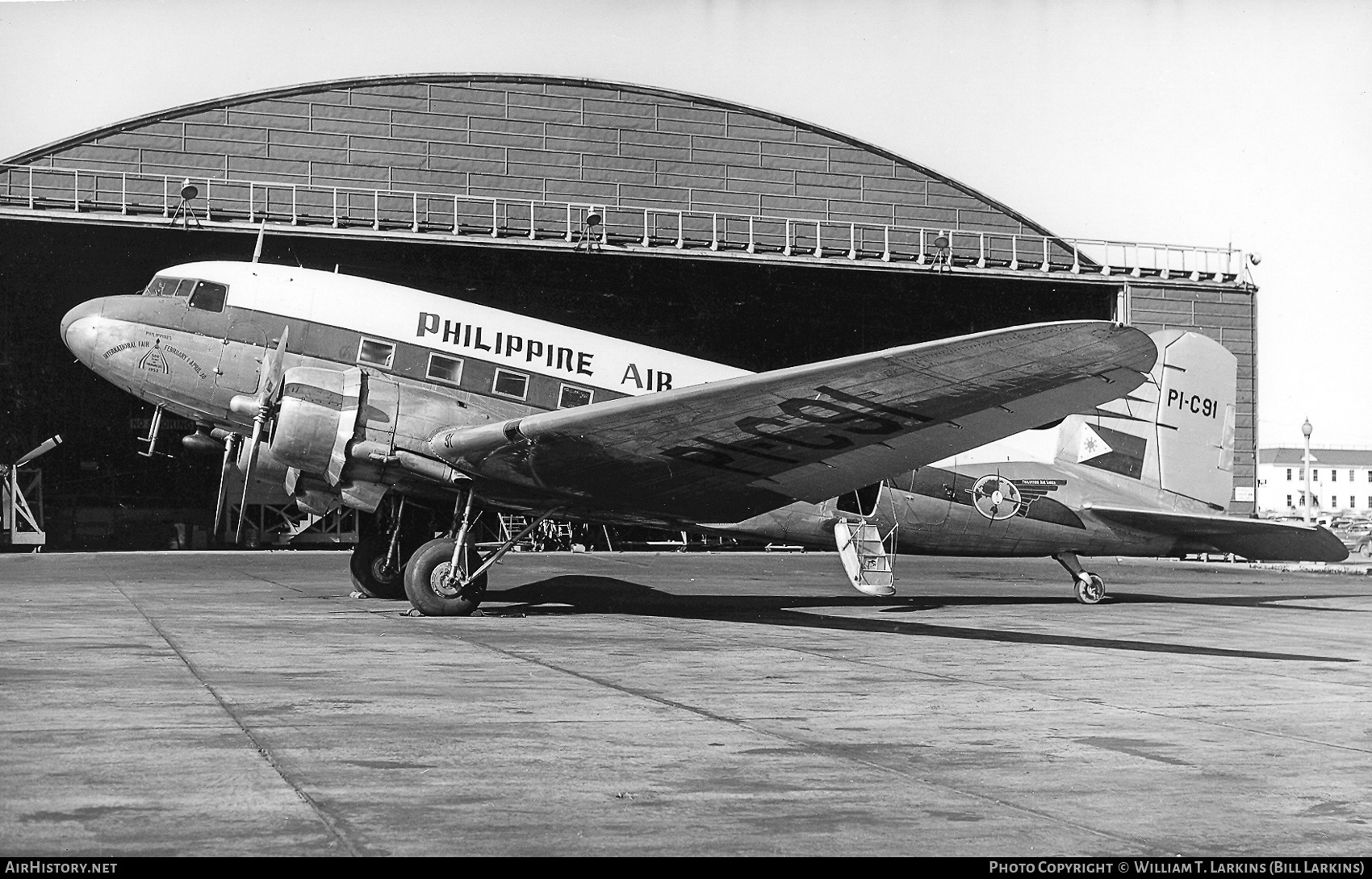 Aircraft Photo of PI-C91 | Douglas DC-3(C) | Philippine Air Lines - PAL | AirHistory.net #439495