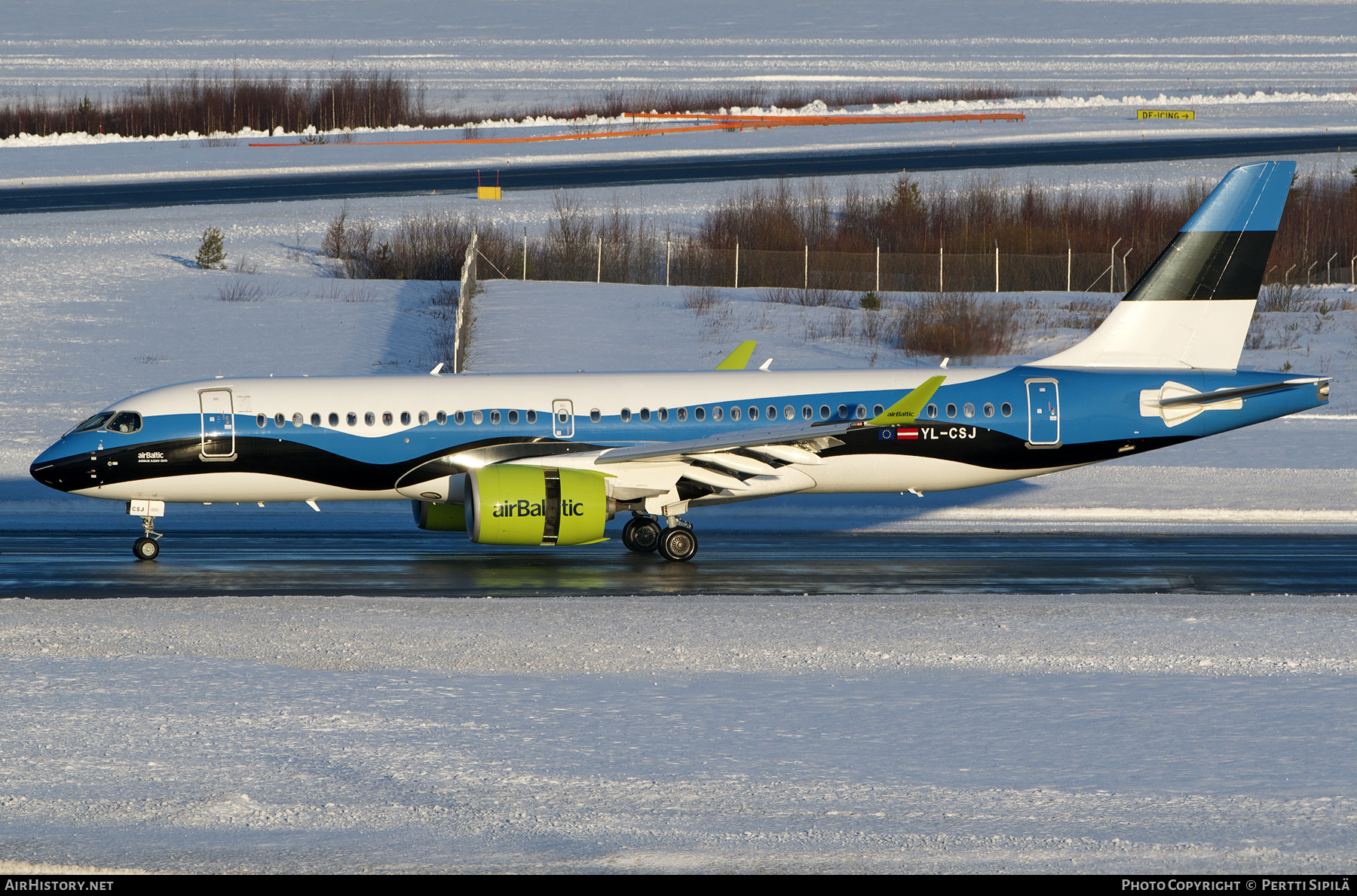 Aircraft Photo of YL-CSJ | Airbus A220-371 (BD-500-1A11) | AirBaltic | AirHistory.net #439497