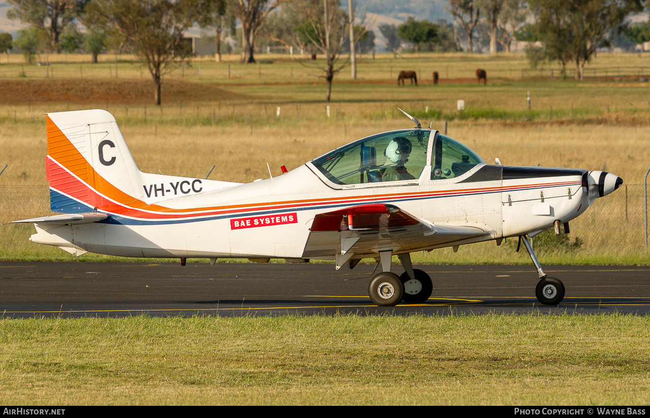 Aircraft Photo of VH-YCC | New Zealand CT-4B Airtrainer | BAE Systems Australia | AirHistory.net #439500