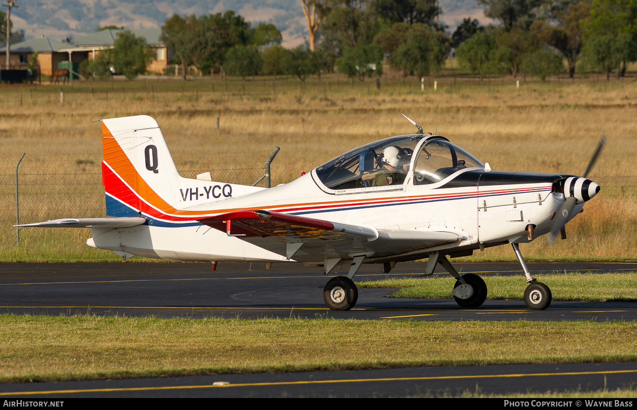 Aircraft Photo of VH-YCQ | New Zealand CT-4B Airtrainer | BAE Systems Australia | AirHistory.net #439502