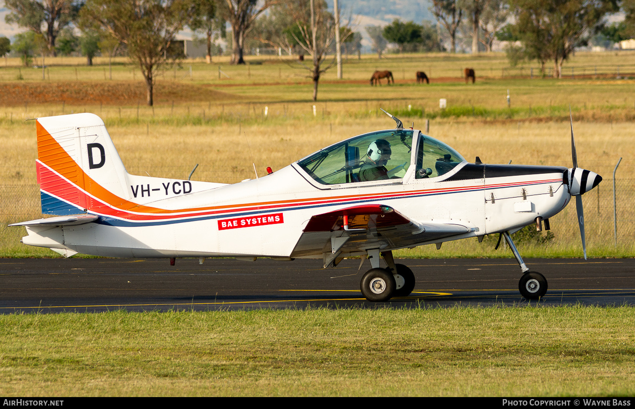 Aircraft Photo of VH-YCD | New Zealand CT-4B Airtrainer | BAE Systems Australia | AirHistory.net #439503
