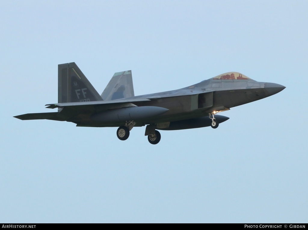 Aircraft Photo of 08-4170 | Lockheed Martin F-22A Raptor | USA - Air Force | AirHistory.net #439513