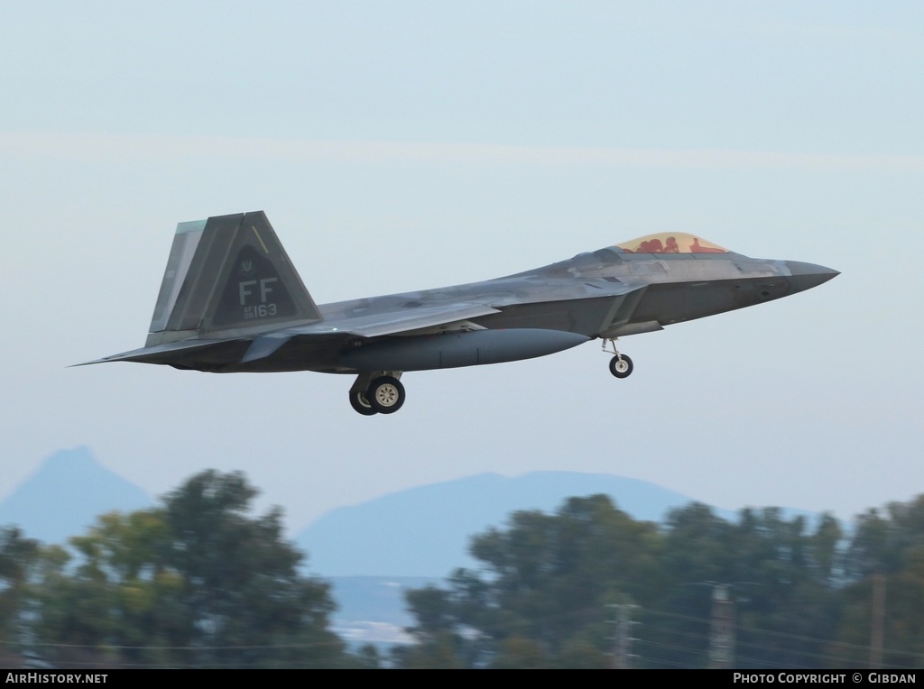 Aircraft Photo of 08-4163 | Lockheed Martin F-22A Raptor | USA - Air Force | AirHistory.net #439516