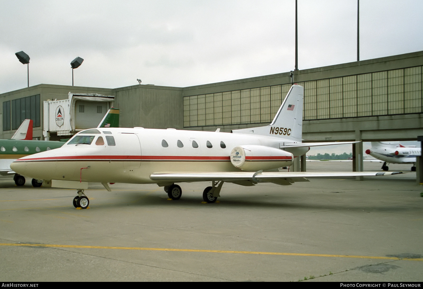 Aircraft Photo of N959C | North American Rockwell NA-465 Sabreliner 65 | AirHistory.net #439550