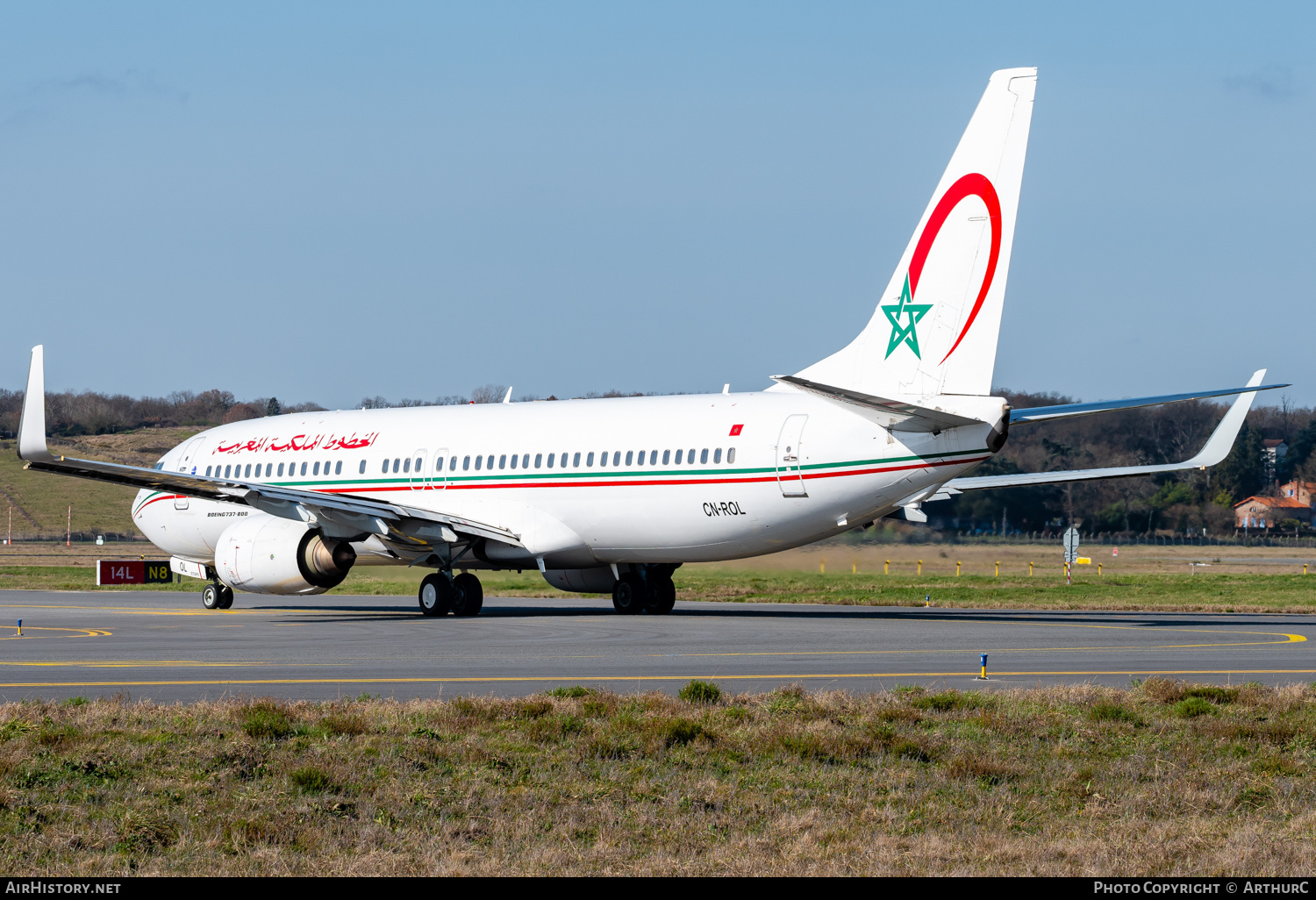 Aircraft Photo of CN-ROL | Boeing 737-8B6 | Royal Air Maroc - RAM | AirHistory.net #439582