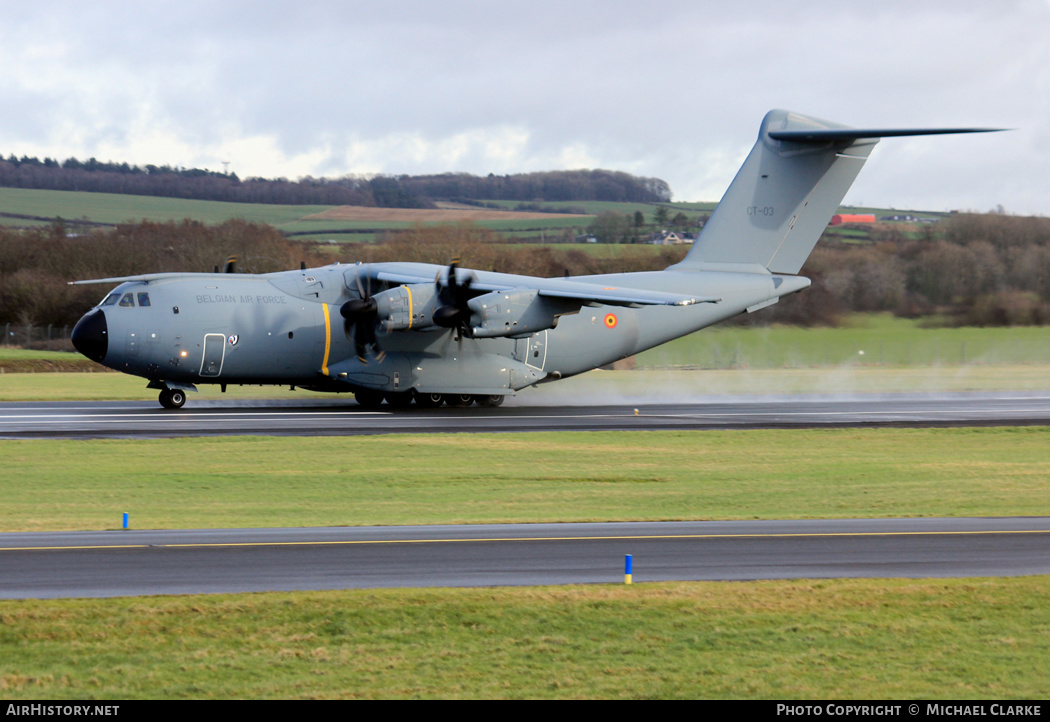 Aircraft Photo of CT-03 | Airbus A400M Atlas | Belgium - Air Force | AirHistory.net #439584