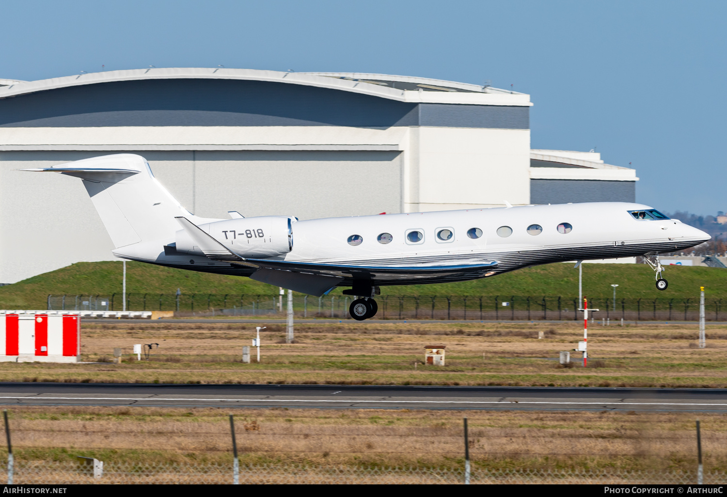 Aircraft Photo of T7-818 | Gulfstream Aerospace G650 (G-VI) | AirHistory.net #439590