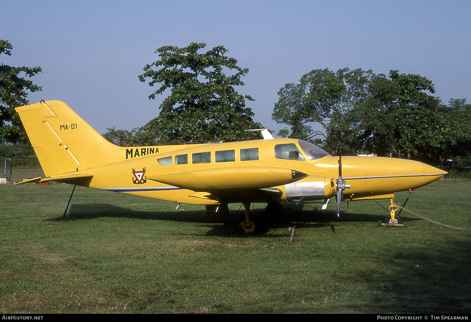 Aircraft Photo of MA-01 | Cessna 402 | Mexico - Navy | AirHistory.net #439623