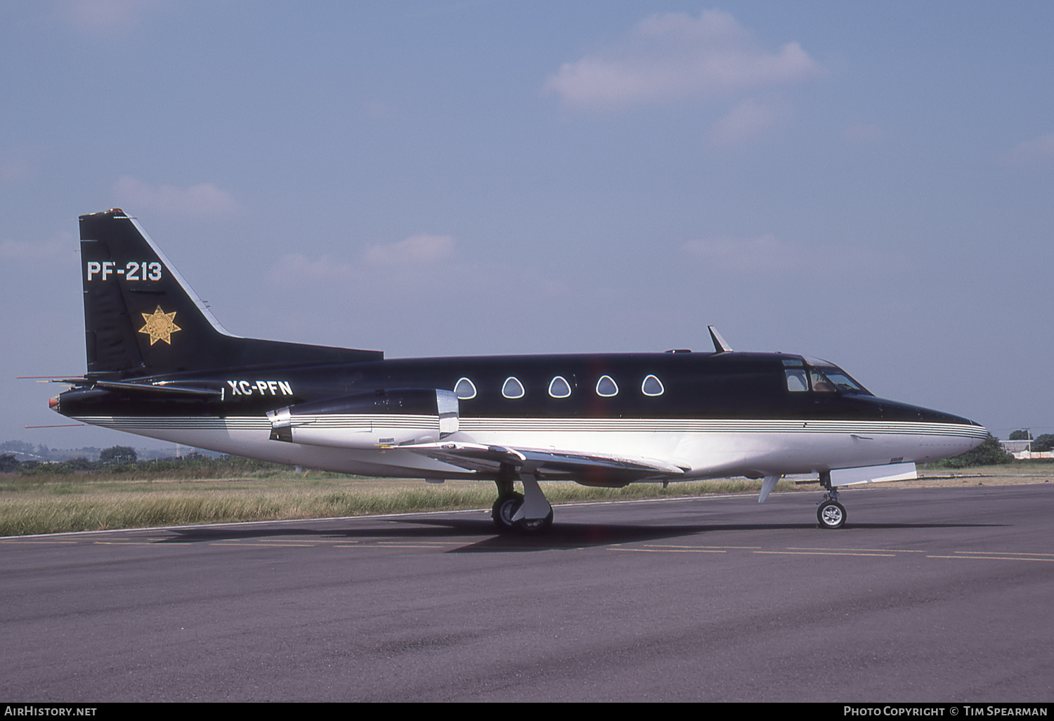 Aircraft Photo of PF-213 / XC-PFN | North American Rockwell NA-306 Sabreliner 60 | Mexico - Police | AirHistory.net #439626