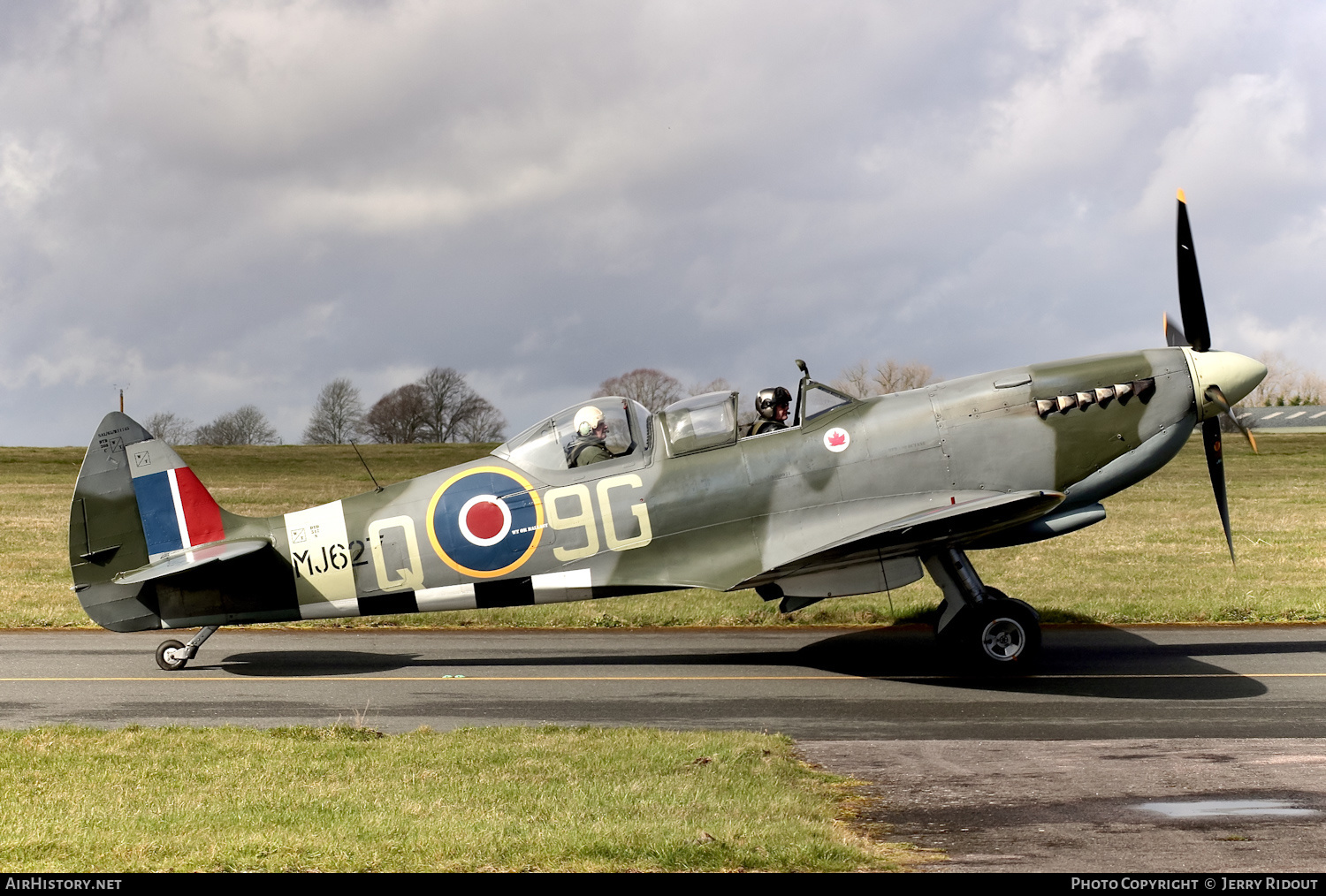 Aircraft Photo of G-BMSB / MJ627 | Supermarine 509 Spitfire T9 | UK - Air Force | AirHistory.net #439629