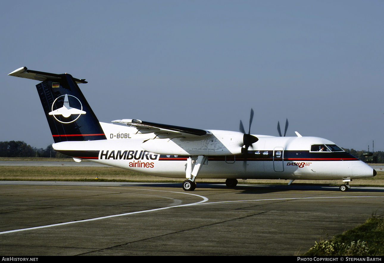 Aircraft Photo of D-BOBL | De Havilland Canada DHC-8-102A Dash 8 | Hamburg Airlines | AirHistory.net #439653