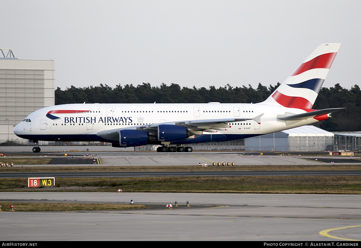 Aircraft Photo of G-XLEF | Airbus A380-841 | British Airways | AirHistory.net #439762