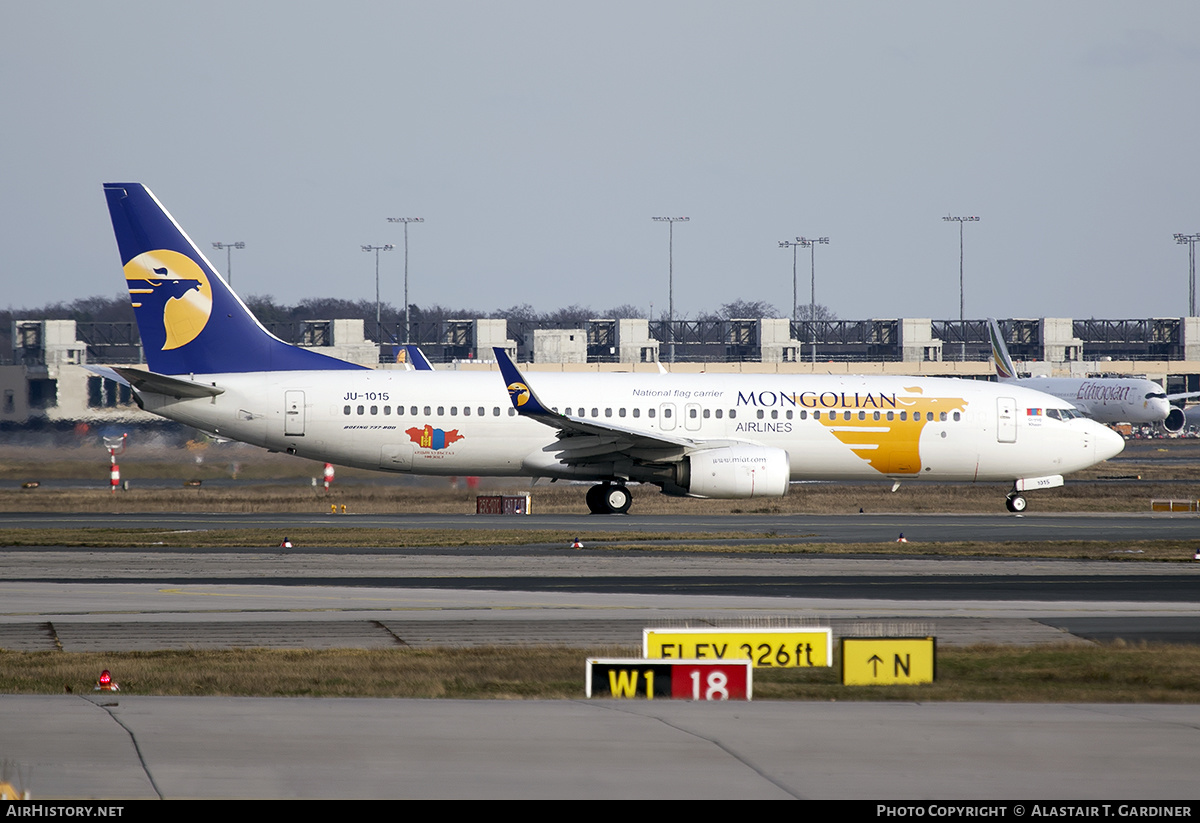 Aircraft Photo of JU-1015 | Boeing 737-8SH | MIAT Mongolian Airlines | AirHistory.net #439767