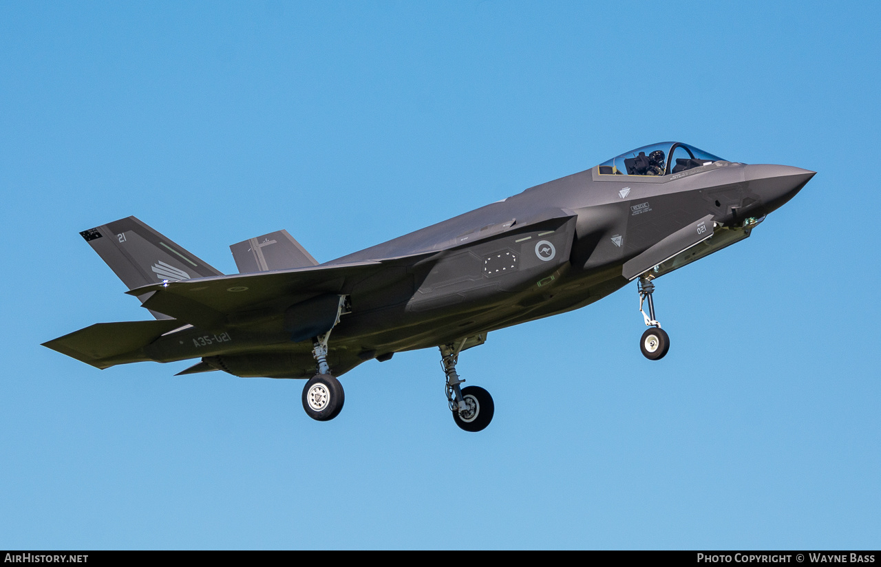 Aircraft Photo of A35-021 | Lockheed Martin F-35A Lightning II | Australia - Air Force | AirHistory.net #439777