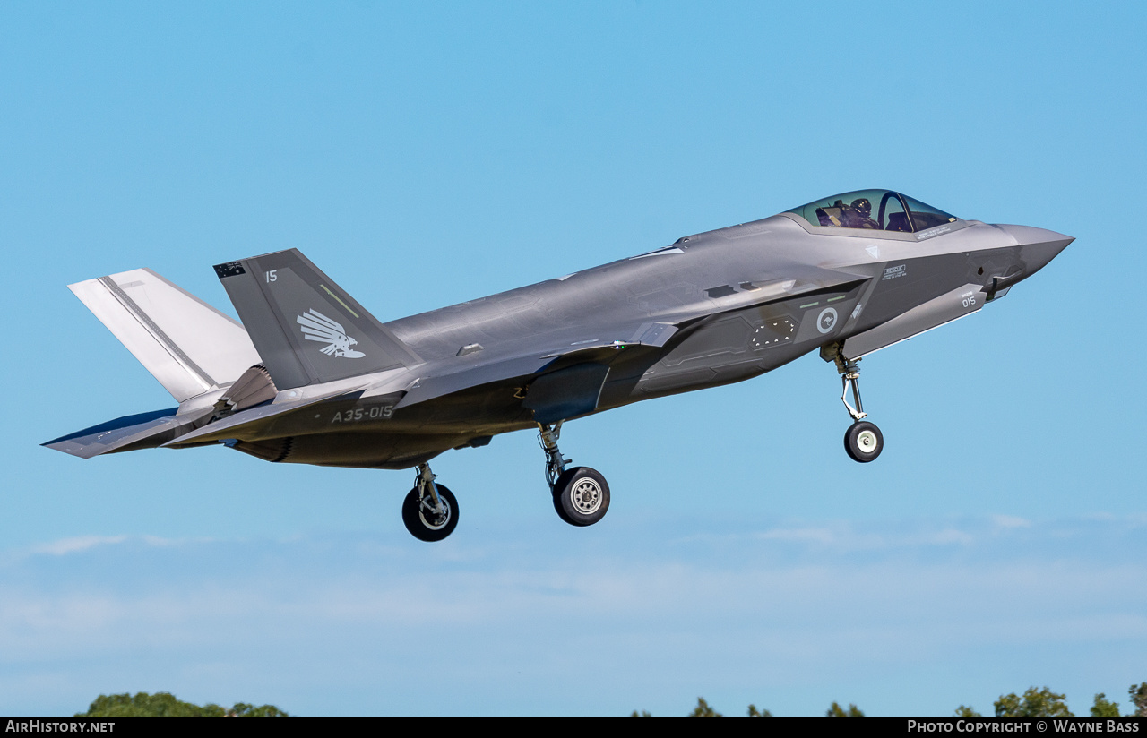 Aircraft Photo of A35-015 | Lockheed Martin F-35A Lightning II | Australia - Air Force | AirHistory.net #439778