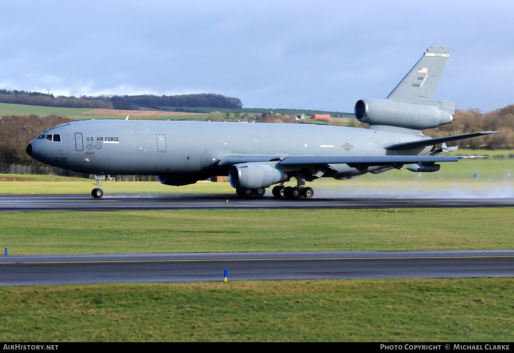 Aircraft Photo of 82-0193 / 20193 | McDonnell Douglas KC-10A Extender (DC-10-30CF) | USA - Air Force | AirHistory.net #439784