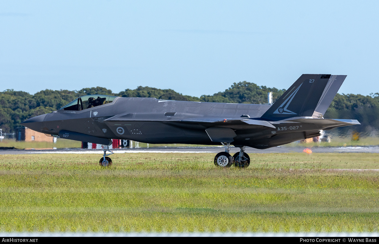 Aircraft Photo of A35-027 | Lockheed Martin F-35A Lightning II | Australia - Air Force | AirHistory.net #439794