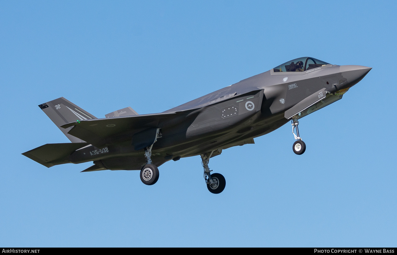 Aircraft Photo of A35-032 | Lockheed Martin F-35A Lightning II | Australia - Air Force | AirHistory.net #439795