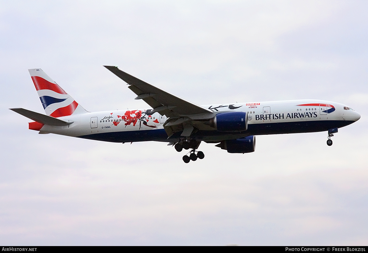 Aircraft Photo of G-YMML | Boeing 777-236/ER | British Airways | AirHistory.net #439828