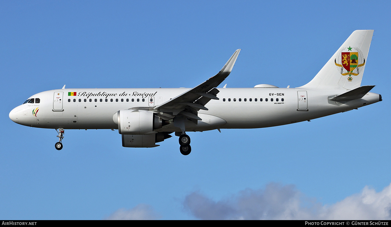 Aircraft Photo of 6V-SEN | Airbus ACJ320 (A320-251N/CJ) | République du Sénégal | AirHistory.net #439831