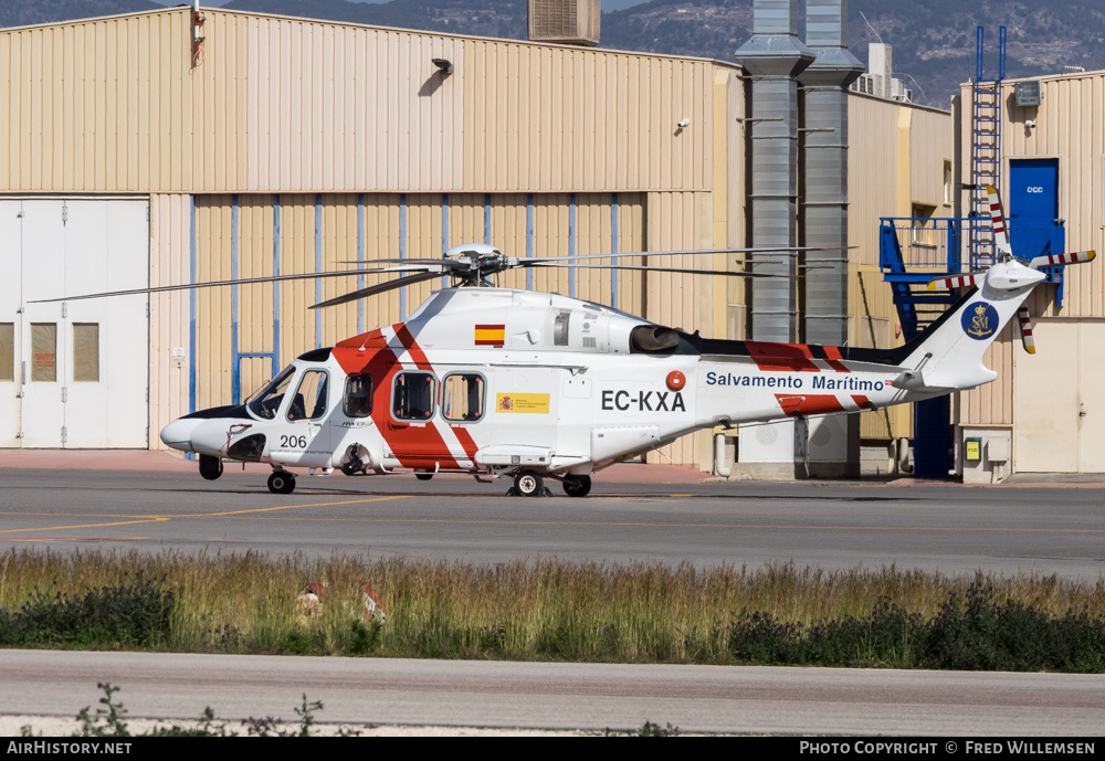 Aircraft Photo of EC-KXA | AgustaWestland AW-139 | Salvamento Marítimo | AirHistory.net #439893