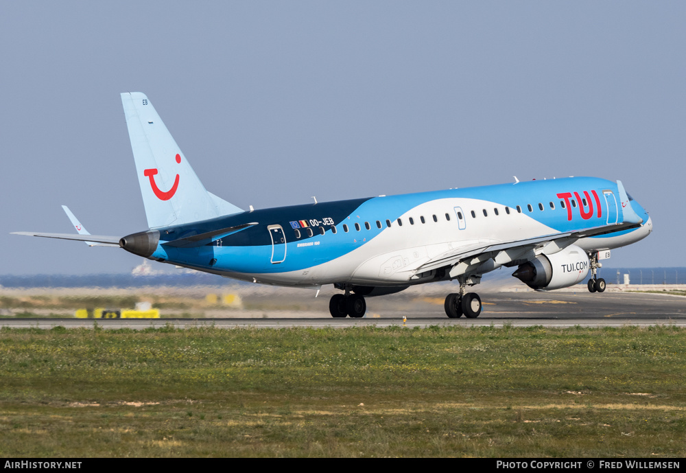 Aircraft Photo of OO-JEB | Embraer 190STD (ERJ-190-100STD) | TUI | AirHistory.net #439901