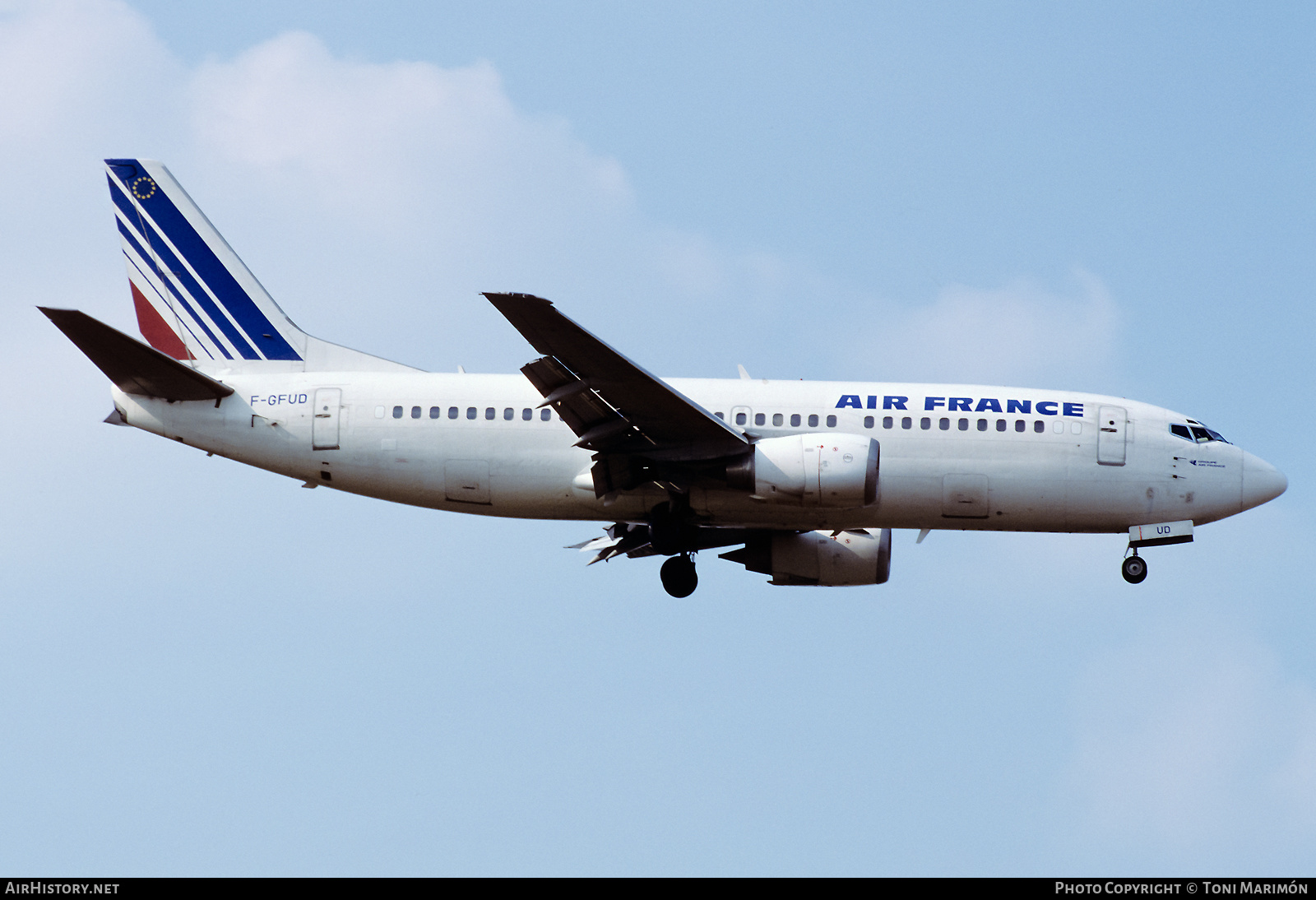 Aircraft Photo of F-GFUD | Boeing 737-33A | Air France | AirHistory.net #439923