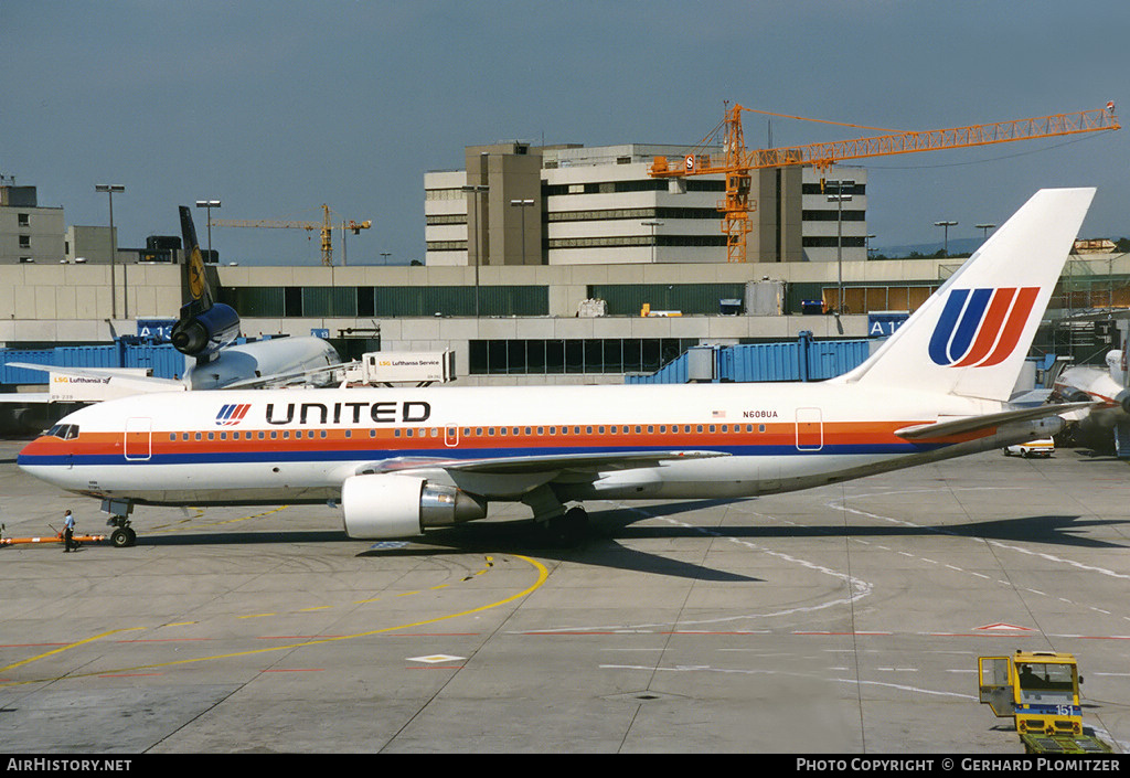 Aircraft Photo of N608UA | Boeing 767-222(ET) | United Airlines | AirHistory.net #439927