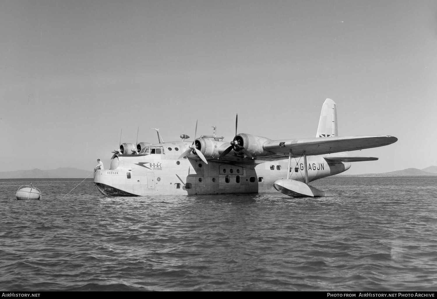 Aircraft Photo of G-AGJN | Short S.25 Sunderland 3 Hythe | BOAC - British Overseas Airways Corporation | AirHistory.net #439939