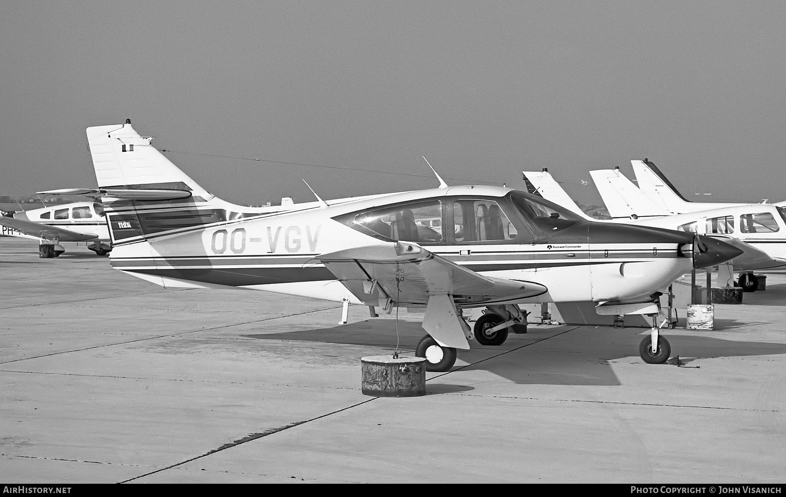 Aircraft Photo of OO-VGV | Rockwell Commander 112A | AirHistory.net #439958