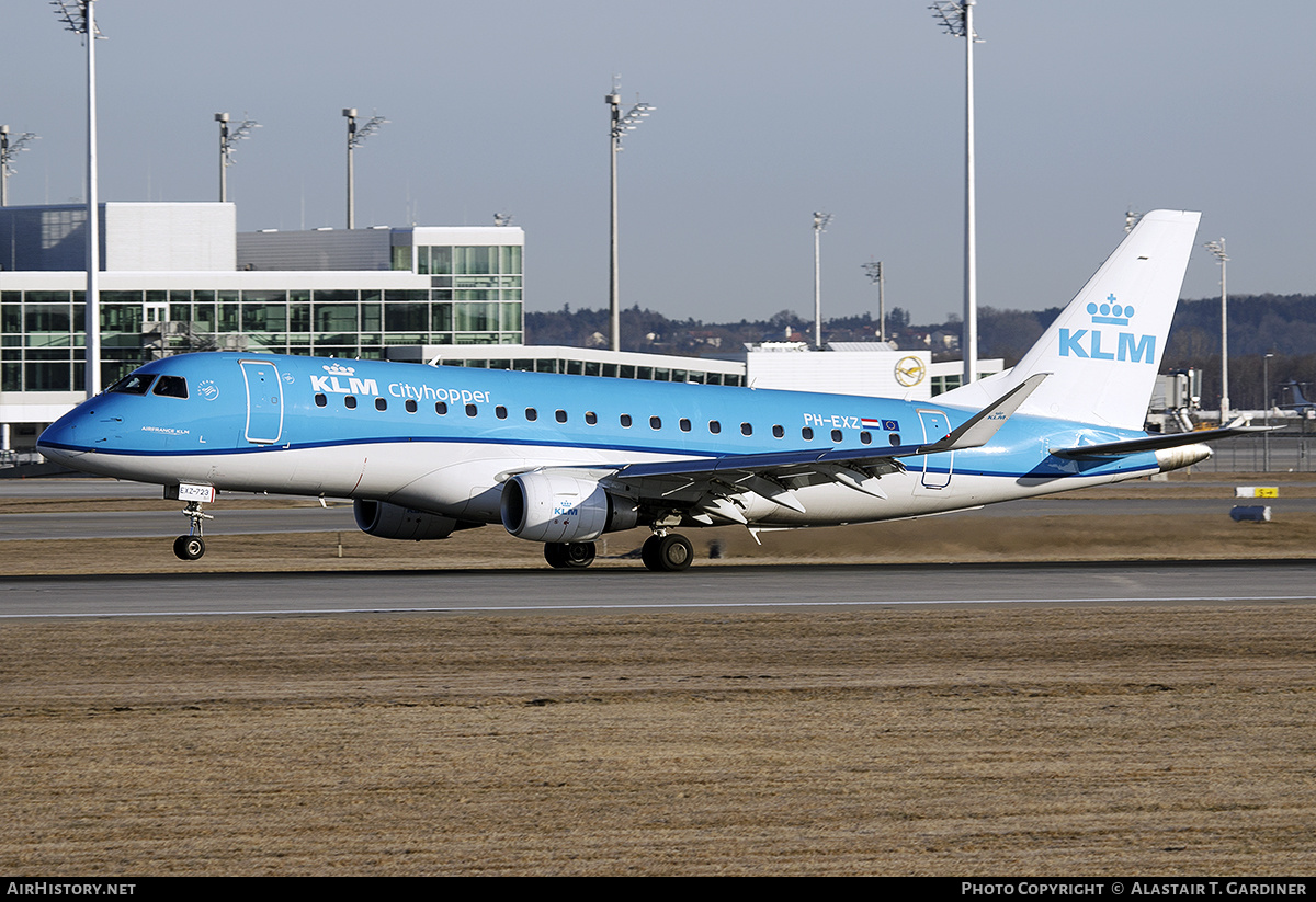 Aircraft Photo of PH-EXZ | Embraer 175STD (ERJ-170-200STD) | KLM Cityhopper | AirHistory.net #439960