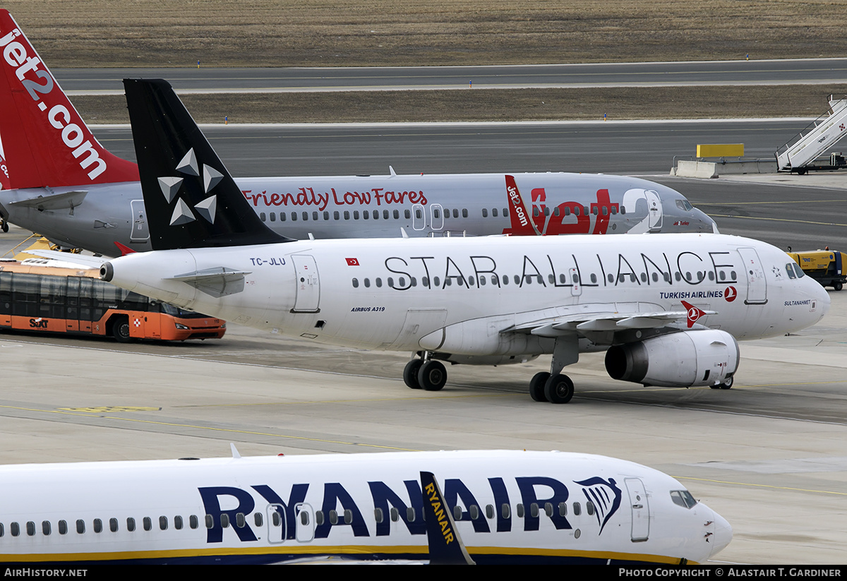 Aircraft Photo of TC-JLU | Airbus A319-132 | Turkish Airlines | AirHistory.net #439968