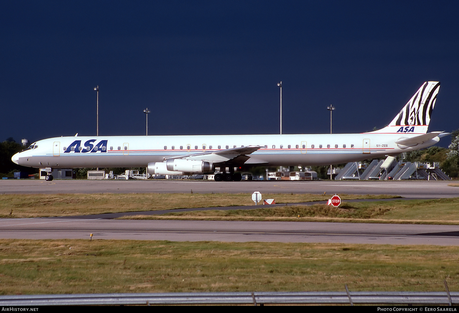 Aircraft Photo of 5Y-ZEB | McDonnell Douglas DC-8-63 | African Safari Airways - ASA | AirHistory.net #439985