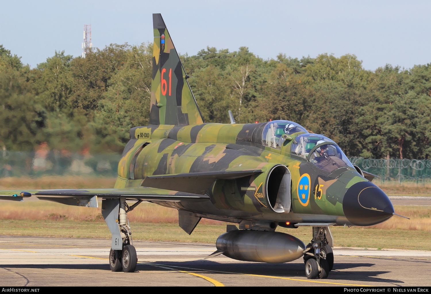 Aircraft Photo of SE-DXO / 37809 | Saab Sk37E Viggen | Sweden - Air Force | AirHistory.net #440051