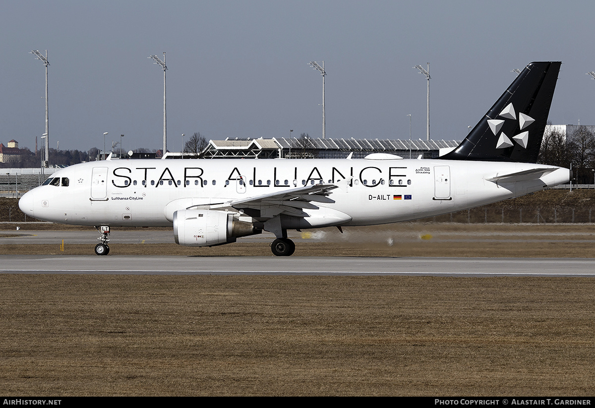Aircraft Photo of D-AILT | Airbus A319-114 | Lufthansa CityLine | AirHistory.net #440073