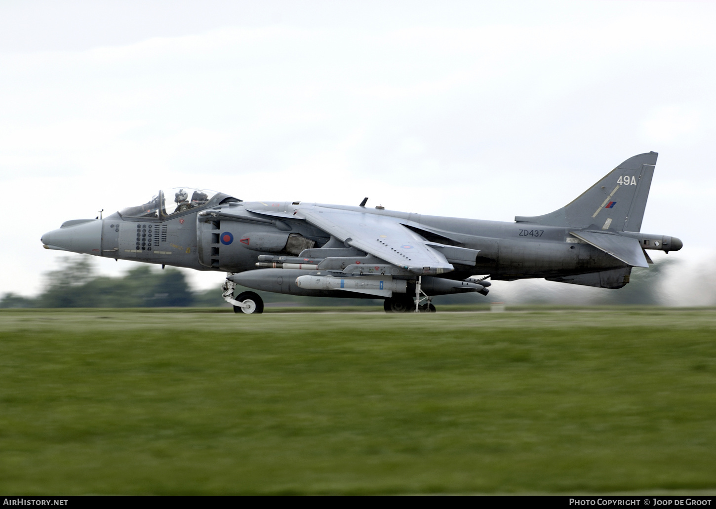 Aircraft Photo of ZD437 | British Aerospace Harrier GR7A | UK - Air Force | AirHistory.net #440082