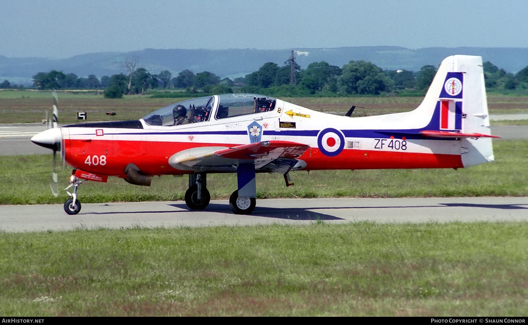 Aircraft Photo of ZF408 | Short S-312 Tucano T1 | UK - Air Force | AirHistory.net #440094