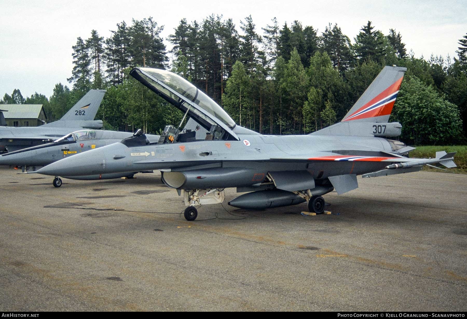 Aircraft Photo of 307 | General Dynamics F-16B Fighting Falcon | Norway - Air Force | AirHistory.net #440155