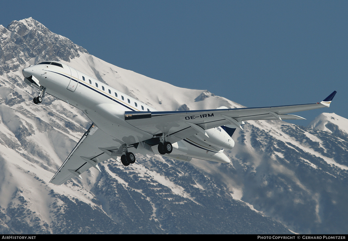 Aircraft Photo of OE-IRM | Bombardier Global Express (BD-700-1A10) | AirHistory.net #440158