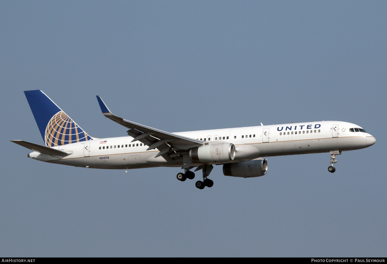 Aircraft Photo of N14118 | Boeing 757-224 | United Airlines | AirHistory.net #440163