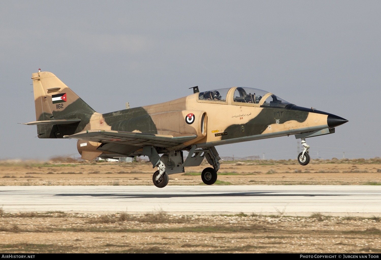 Aircraft Photo of 1162 | CASA C101CC Aviojet | Jordan - Air Force | AirHistory.net #440172