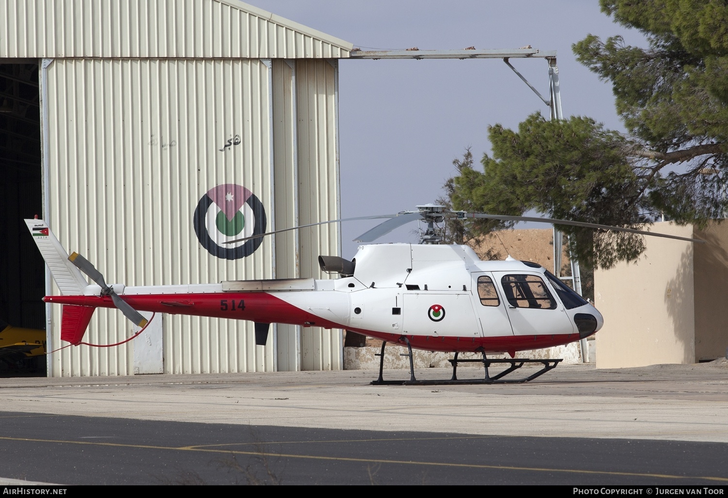 Aircraft Photo of 514 | Aerospatiale AS-350B-3 Ecureuil | Jordan - Air Force | AirHistory.net #440173