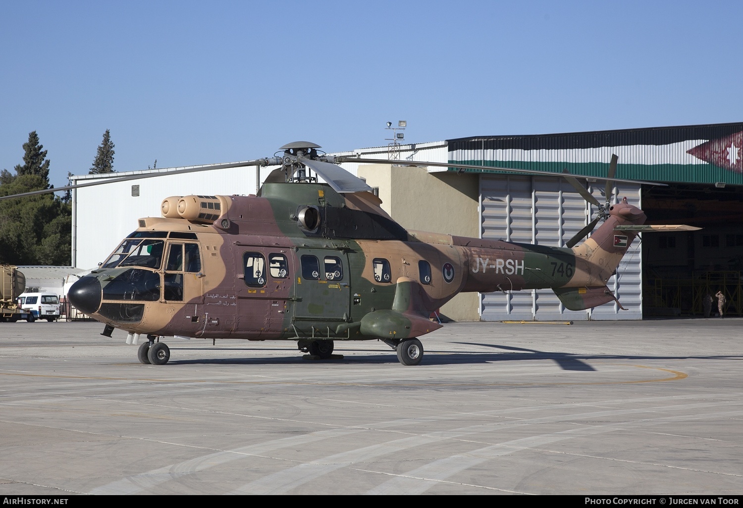 Aircraft Photo of 746 / JY-RSH | Aerospatiale AS-332M1 Super Puma | Jordan - Air Force | AirHistory.net #440183