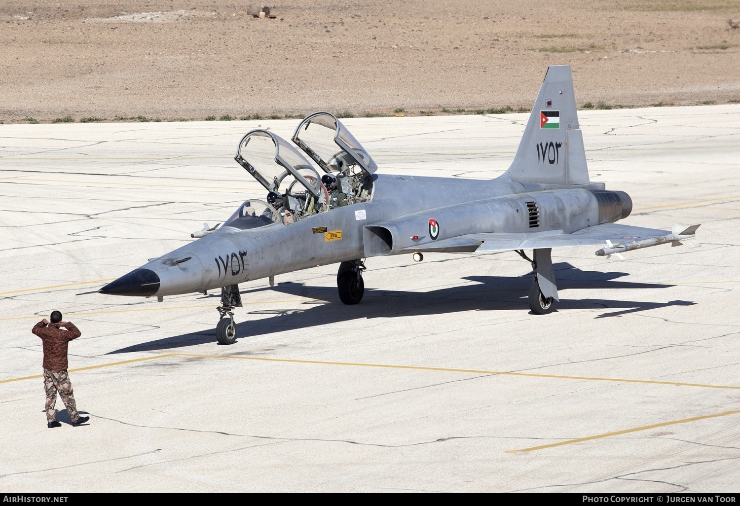 Aircraft Photo of 1753 | Northrop F-5E Tiger II | Jordan - Air Force | AirHistory.net #440184