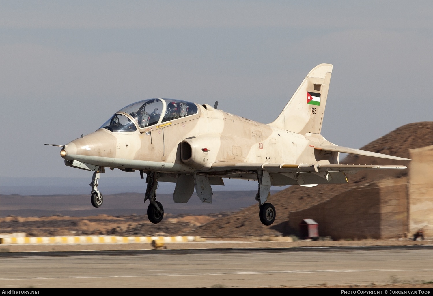 Aircraft Photo of 1722 | British Aerospace Hawk 63 | Jordan - Air Force | AirHistory.net #440185