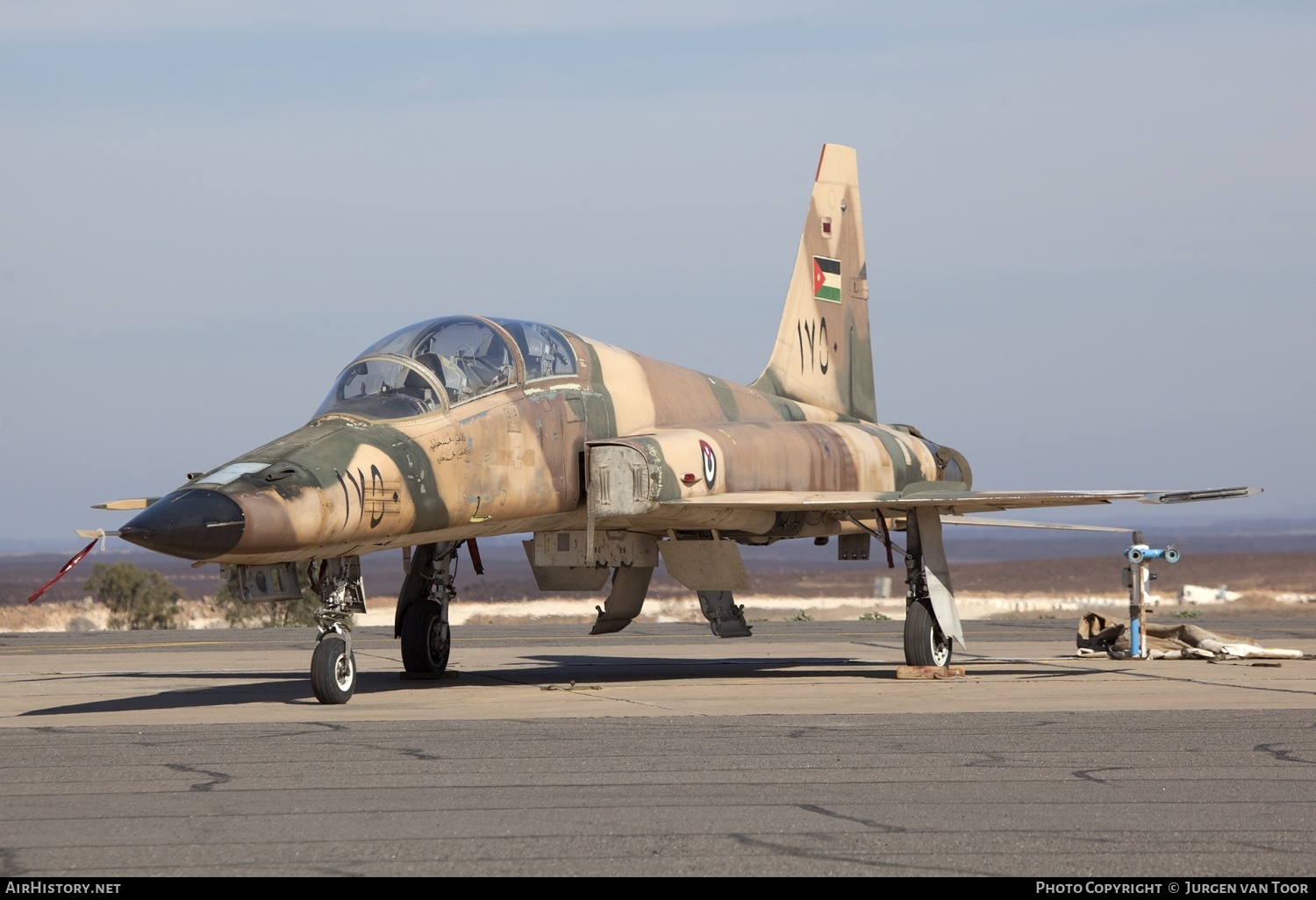 Aircraft Photo of 1750 / 75-0735 | Northrop F-5F Tiger II | Jordan - Air Force | AirHistory.net #440186