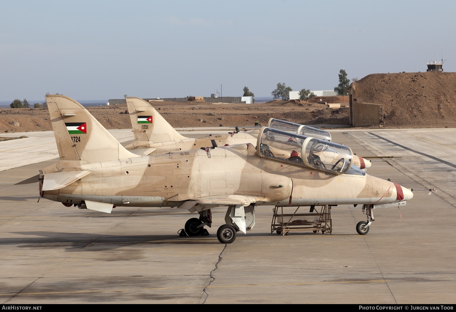 Aircraft Photo of 1724 | British Aerospace Hawk 63A | Jordan - Air Force | AirHistory.net #440193